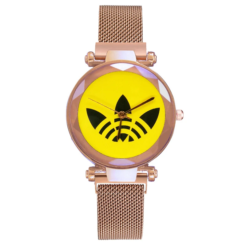 Женские кварцевые часы с магнитной застежкой из нержавеющей стали|Женские