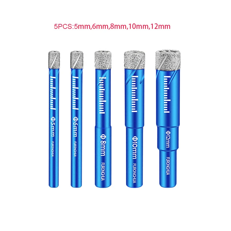 5 шт./6 шт. сухие вакуумные алмазные сверлильные насадки для керамической плитки