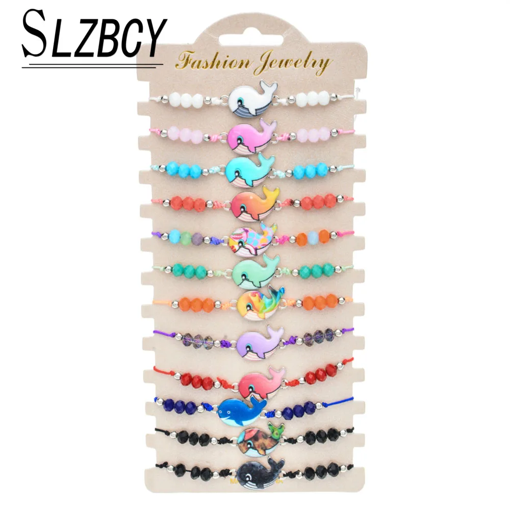 12 шт. женские браслеты-подвески в виде дельфина | Украшения и аксессуары