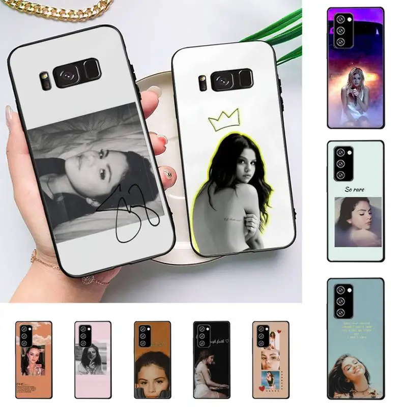 

Selena Gomez Rare Phone Case For Samsung Galaxy Note10Pro Note20ultra for note20 note10lite M30S Back Coque