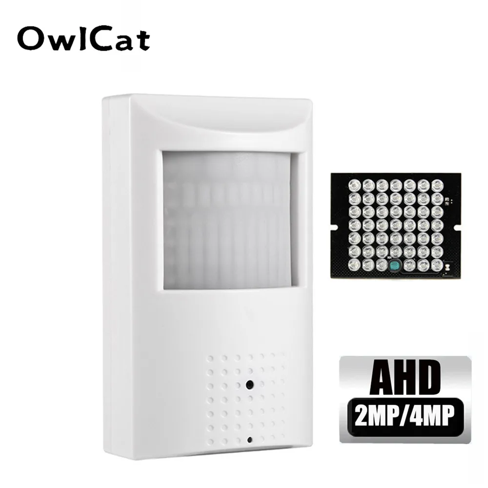 

Аналоговая инфракрасная камера видеонаблюдения OwlCat AHD, 1080P, AHD, 2 Мп, 4 МП, камера видеонаблюдения Домашняя мини камера, 48 ИК-светодиодов