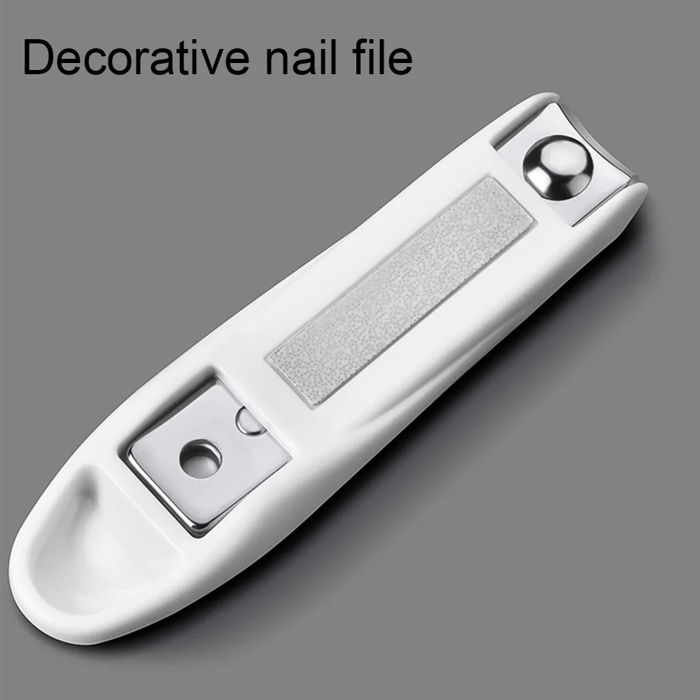 

New No Splash Sharp Nail Clippers Nail Cutter Carbon Steel Sturdy Nail Trimmer for Men Women Toenail Thick Scissors tools