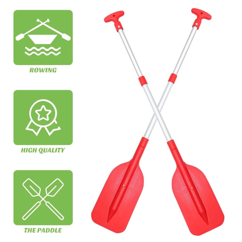 

2pcs Adjustable Floating Boat Oar Retractable Kayak Paddle Aluminum Alloy Oar