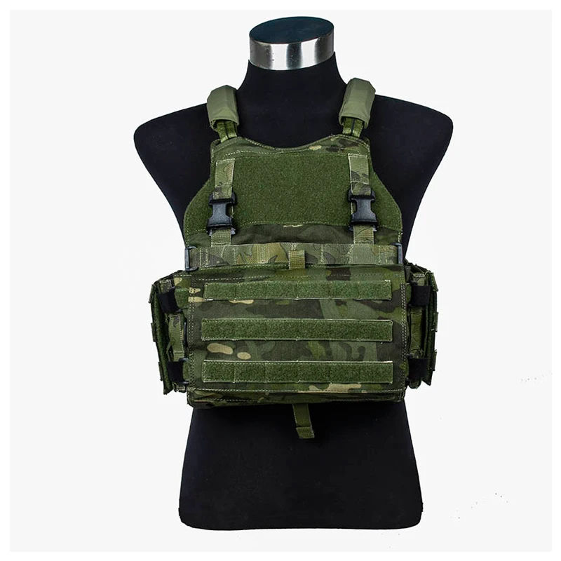 Тактическая жилетка YKK на молнии тактическая с пластинами EVA 2020|tactical vest|pencott
