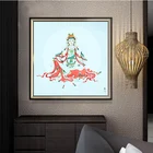 Avalokitesvara Bodhisattva Thangka буддистская Картина на холсте принты Настенная картина постер для украшения гостиной дома