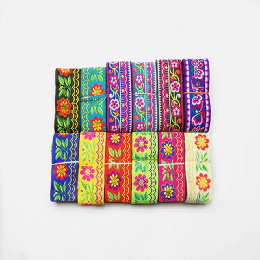 7 м/лот 50 мм этническое кружевное вышитое лентами тканевое шитье планки племени