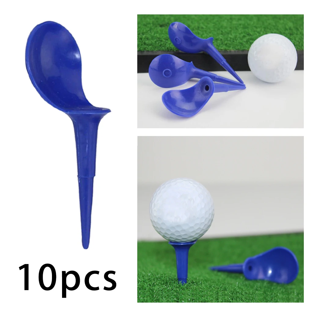 10Pcs Unbreakable Chair Shape Golf Tees 82mm Golfing Driving Range Training Aids Accessory Replacements |