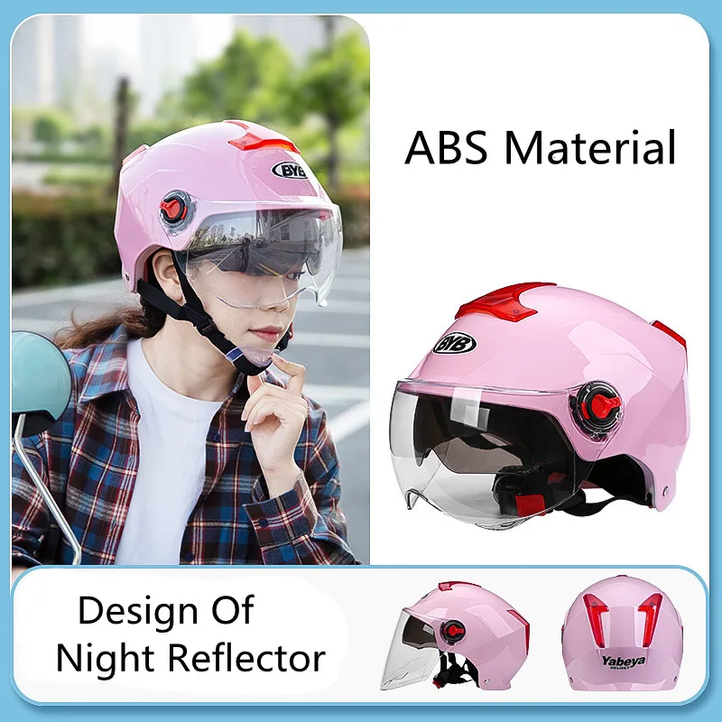 Protective Helmet German Capacete Retro Motorcycle Helmets For Women Men Casco Mujer Jet Anti Fog Open Face | Автомобили и