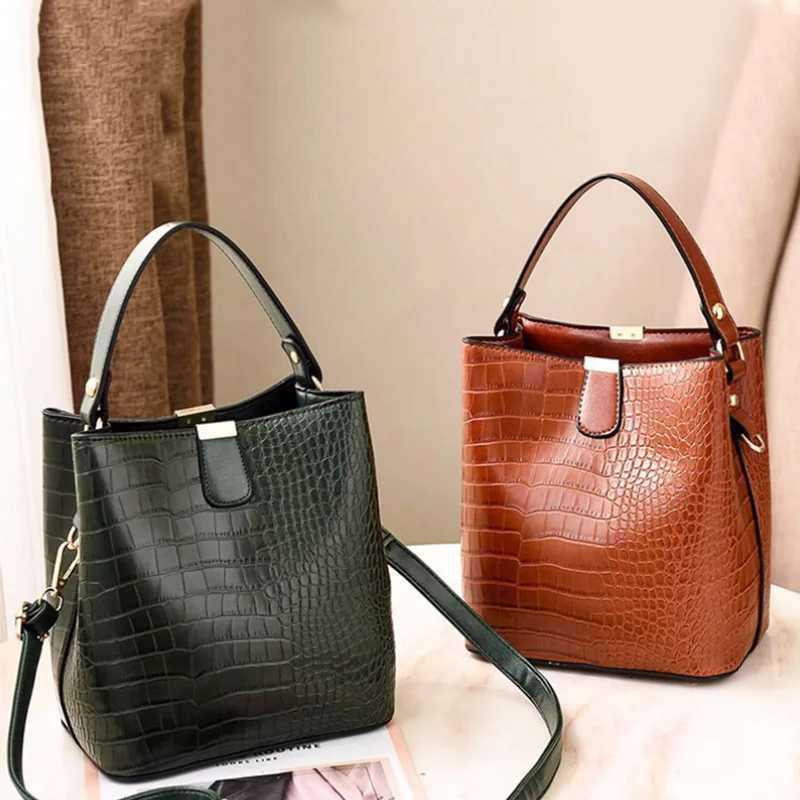 Модные высококачественные женские сумки с крокодиловым узором женская сумка