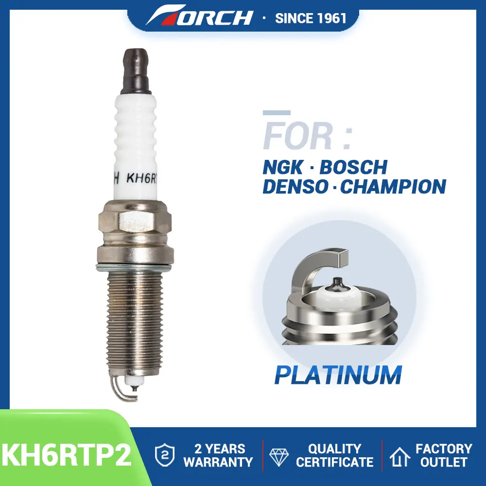 

1PCS NEW Iridium Platinum Spark Candles TORCH KH6RTP2 Spark Plug More Powerful Ignition Energy