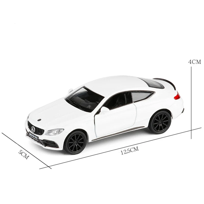 1:36 Точная имитация эксклюзивный литой и игрушечный автомобиль Стайлинг C63 AMG coupe