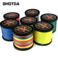 ghotda 8 strands 1000m 500m 300m pe braided fishing line tresse peche saltwater fishing weave superior extreme super strong