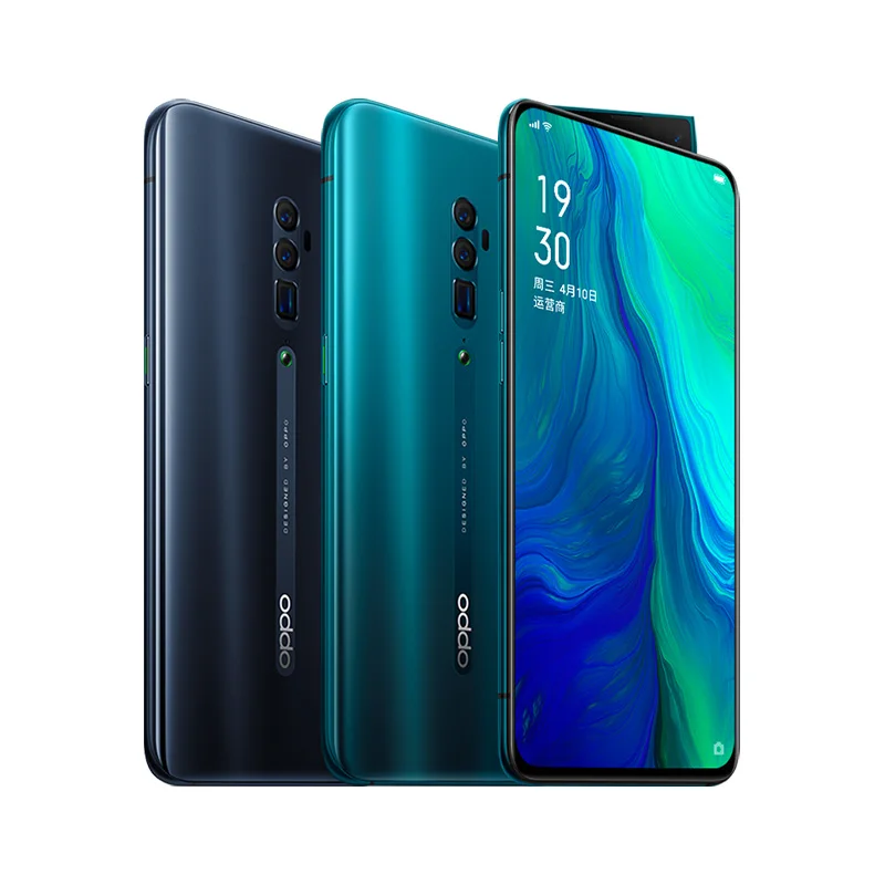 OPPO Reno 10x zoom 6," полноэкранный NFC Snapdragon 855 6,6" Super VOOC Octa Core 48MP+ 13MP+ 8MP отпечаток пальца ID
