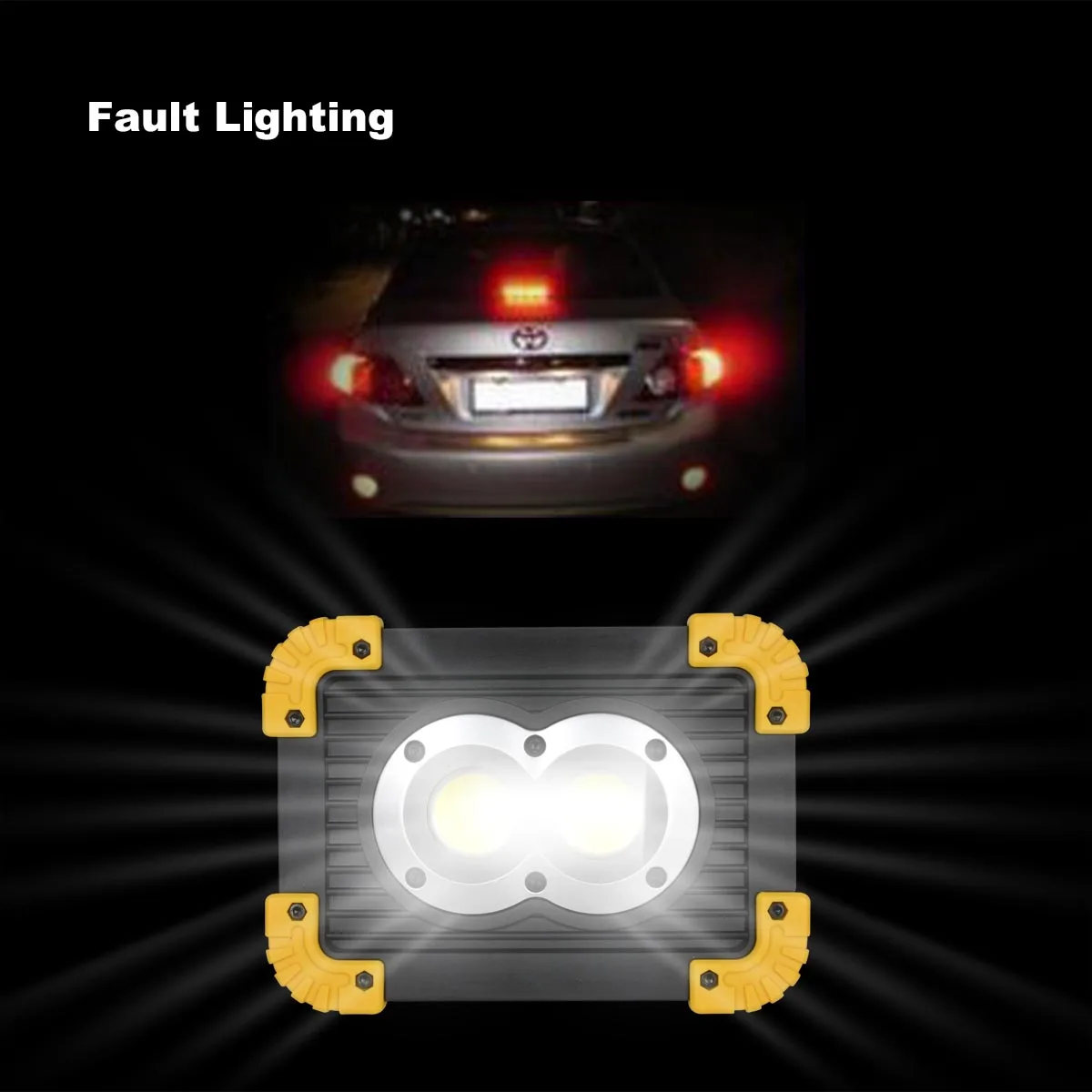 Светодиодный сигнальный фонарь портативный Рабочий светильник для палатки с COB