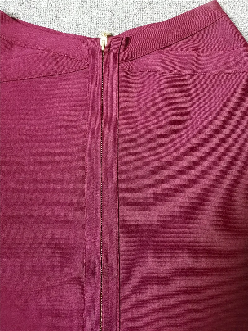 2019 новая бордовая сумка с высокой талией на бедрах однотонная бандажная юбка