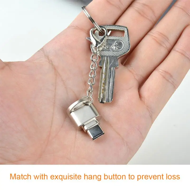 Металлический Мини интерфейс Type c Usb TF устройство для чтения карт памяти OTG