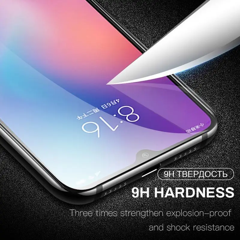 9D полностью изогнутое закаленное стекло для Redmi 8 7A 7 K20 Pro Защитная пленка для экрана для Xiaomi Redmi Note 8 7 5 Pro 9T Pro