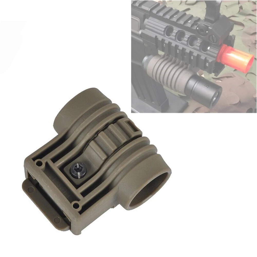 

TOtrait Airsoft TDI Style Tactical Light Mount Softair Hunting Scope Laser Mount 20mm Rail Gun Flashlight Accessories OT0403