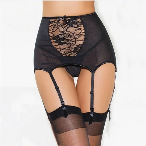 SHENGMEIYU Пояс-подвязка сетчатый 6 ремней большой размер