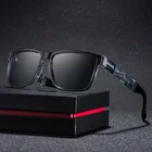 Солнцезащитные очки для мужчин и женщин UV-400, классические квадратные винтажные поляризационные, для вождения и рыбалки, модные, с узором