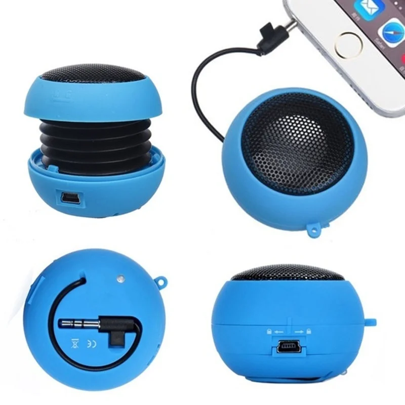 Милая портативная мини Колонка Мини динамик Hamburger Speaker 3 5 мм Проводная