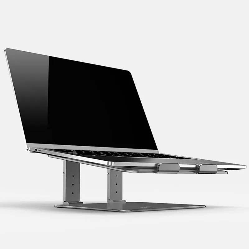 JIUSHARK Desktop Laptop Stand Ergonomic Aluminum Laptop Riser Notebook Holder Rotation Stand for  Laptops Under