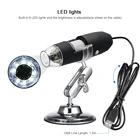 Цифровой USB микроскоп KKmoon с функцией OTG, эндоскоп с увеличением 1600 крат, с 8 светодиодный, увеличительное стекло, лупа с подставкой