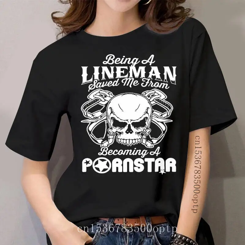 

women t shirt Being A Lineman Saved Me! tshirts Women t-shirt