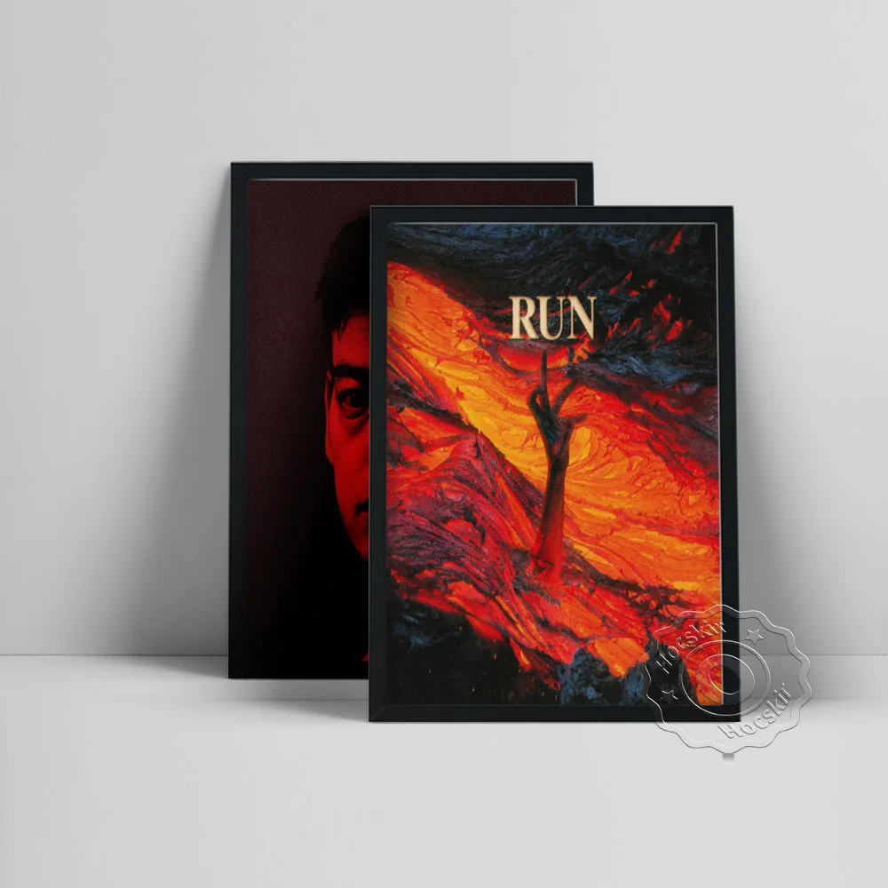 

Joji Singer-Songwriter Poster, Nectar Album Cover Wall Picture, Music Star Oil Painting, Red Black Joji Art Prints, Fans Gift