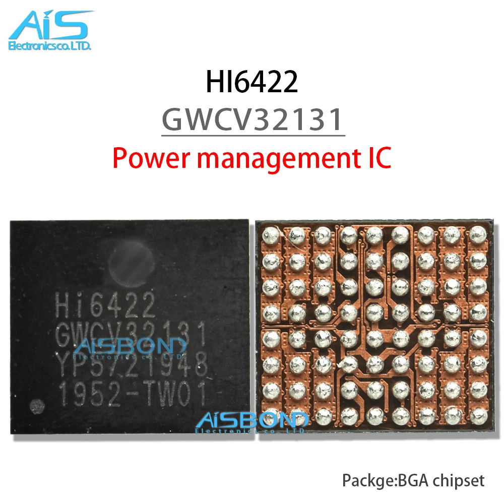 2Pcs/Lot HI6422 GWCV32131 Power management ic For Huawei CPU Power Supply IC HI6422 V32131 32131 PMIC CHIP