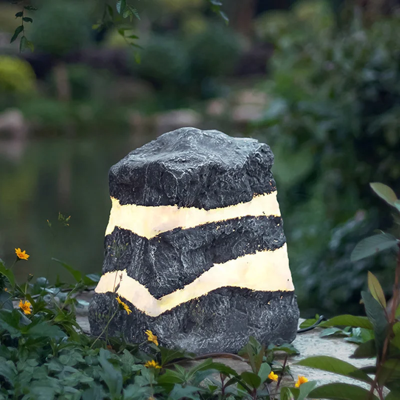 

5W Led Landscape Light Creative Stone Garden Back Yard Villa Decoration Rock Lawn Lamp Public Park Real Estate Lane Lighting