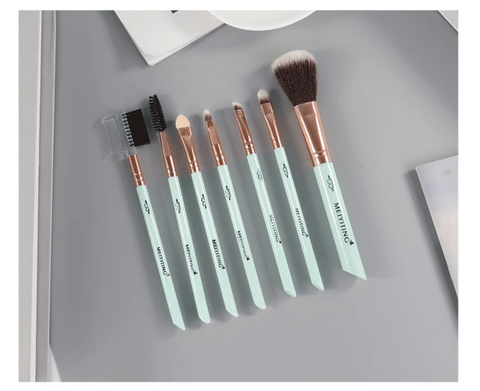 5 шт. мягкий набор комплекты кисточек для макияжа хайлайтер глаз косметическая