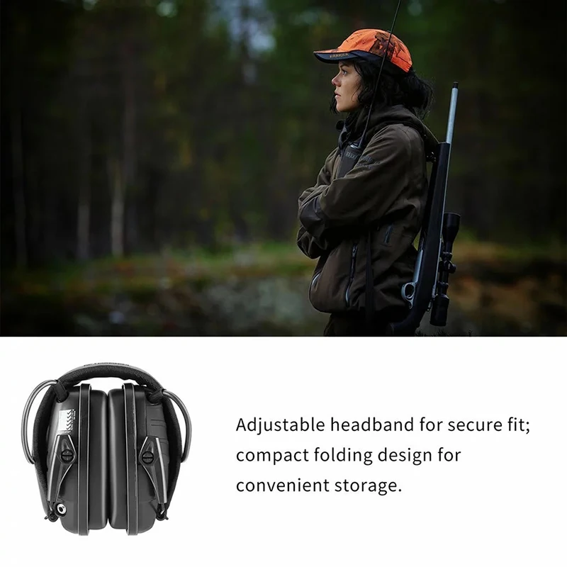 

Protective Headset Anti-noise Impact Sound Amplification Tactical Hearing Sports