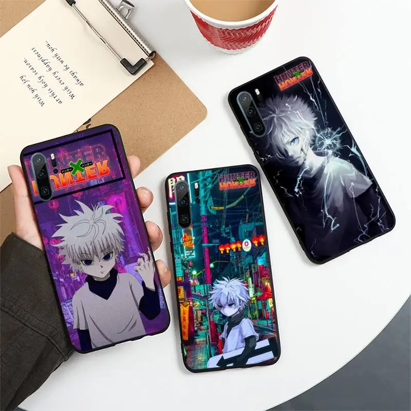 

Anime Hunter X Hunter Killua Zaoldyeck Phone Case For Huawei honor Mate P 10 20 30 40 i 9 8 pro x Lite smart 2019 nova 5t
