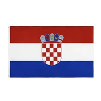 free shipping 90x150cm hr hrv hrvatska croatia flag croatian national flag
