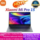 Ноутбук Xiaomi Laptop Pro, 15,6 дюйма, Mi Notebook MX350, Intel Core i7-10510U  i5-10210U 100% sRGB, FHD экран компьютера, глобальная версия