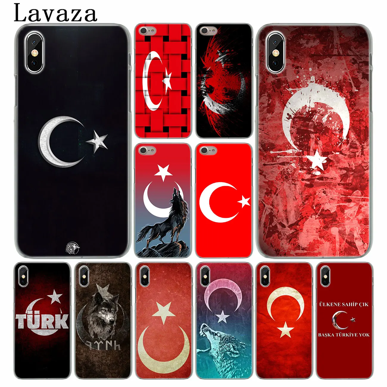 Lavaza Турецкий флаг жесткий чехол для телефона iPhone XR XS X 11 Pro Max 7 8 10 лет костюм 6 S 5 5S SE