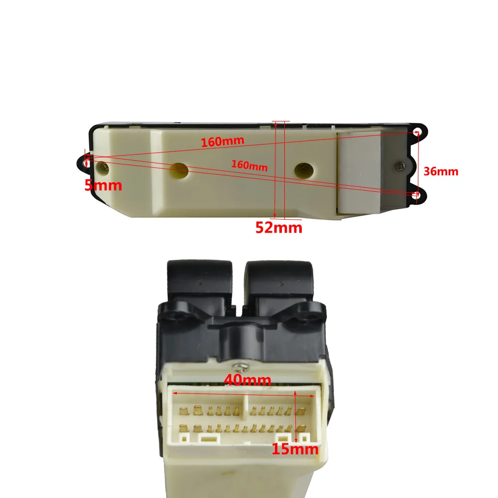 FLYPIG новый черный выключатель стеклоподъемника для Lexus RX300 8404048020C0 84040-48020 |