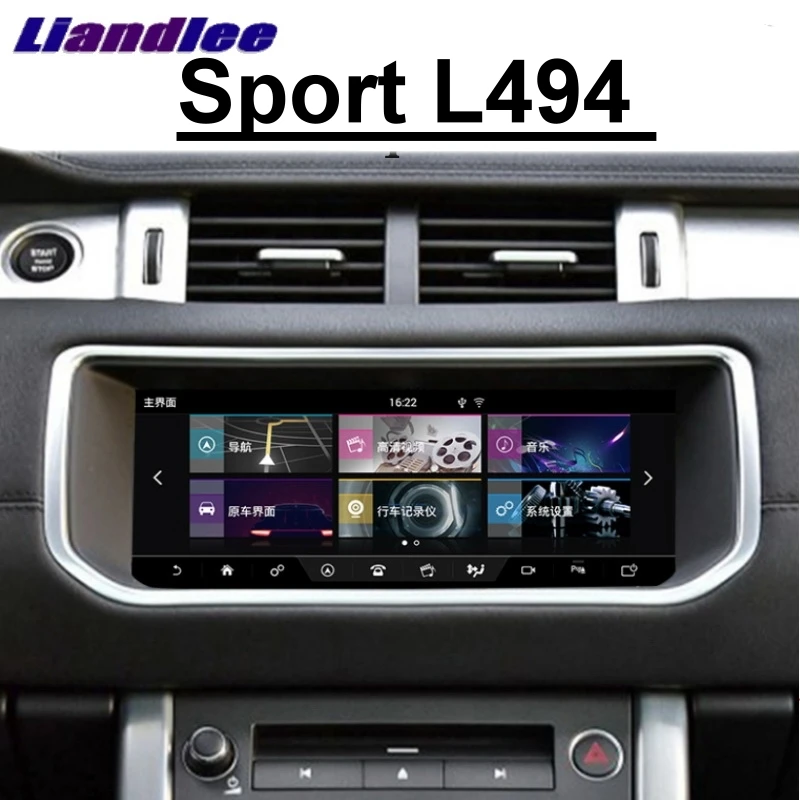 Автомобильный мультимедийный плеер Liandlee NAVI CarPlay для Land Rover Range Sport L494 2013 ~ 2019 радио