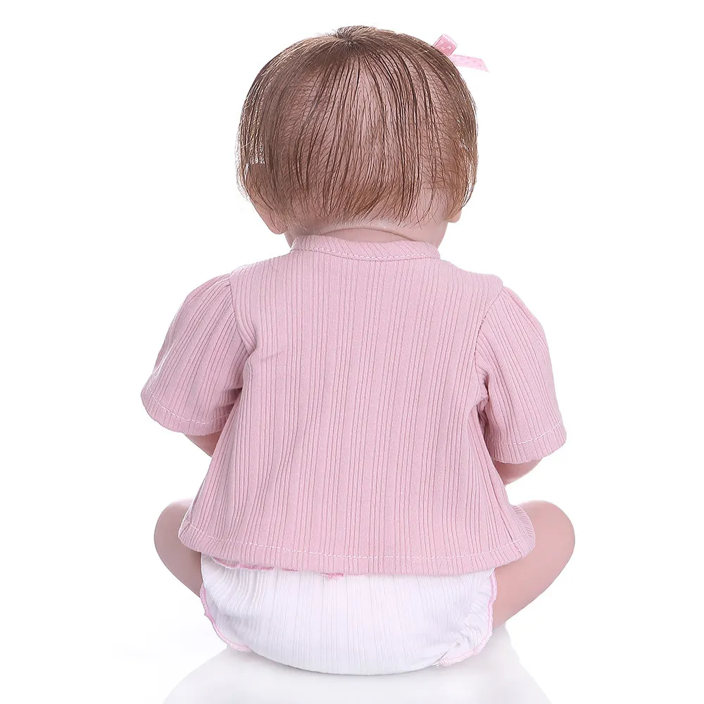 NPK новинка 48 см новорожденный Bebe Реалистичный Reborn мягкий для всего тела Slicone