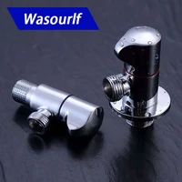 wasourlf 1pcs angle stop filing valve toilet parts diverter sink lavatory faucet kitchen bathroom accessories brass material