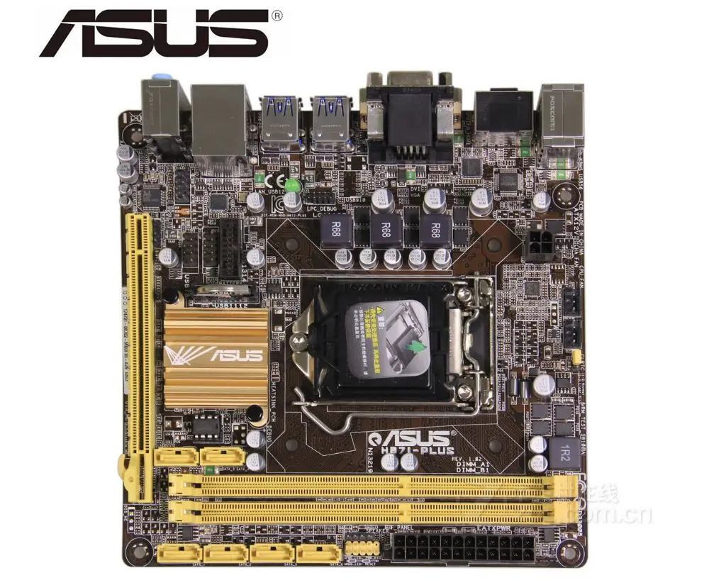 Online Für ASUS H87I-PLUS Original Desktop Motherboard LGA 1150 DDR3 USB3,0 SATA3 PCI-E 3,0 Mainboard Verwendet PC BOARDS