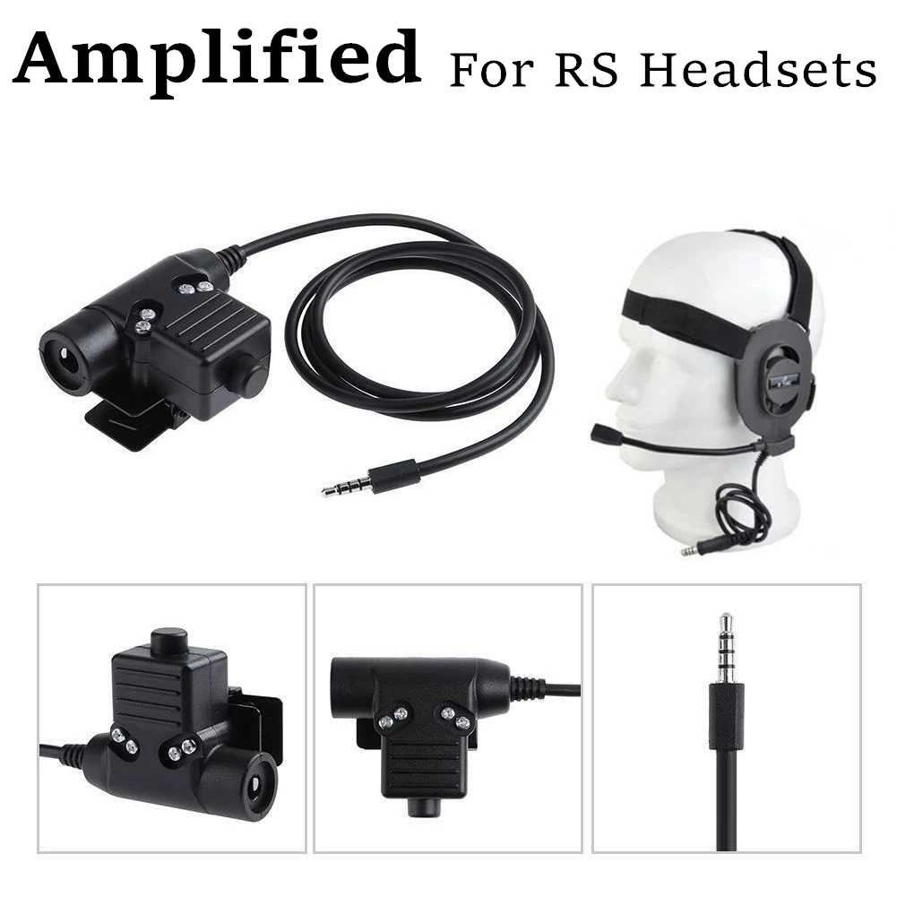 

Replacement U94 PTT AMPLIFIED version Audio Part for REAL STEAL RS headset