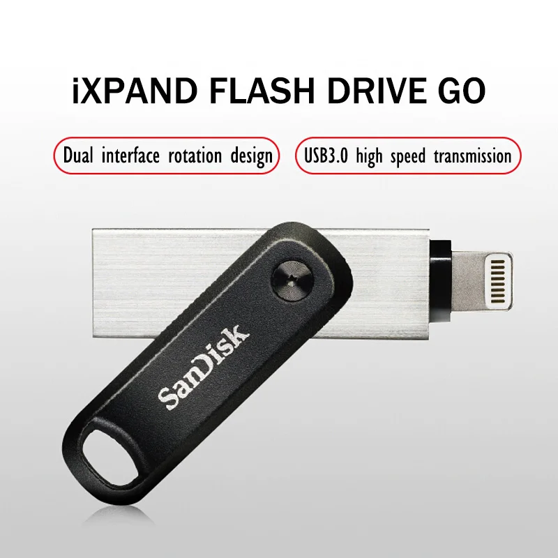 Флеш-накопитель SanDisk SDIX60N Lightning 128/256 ГБ USB сертификация MFI для iphone | Компьютеры и