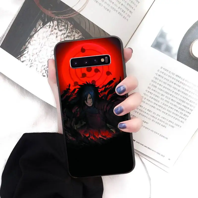 

Naruto Phone Case Black Cover For Samsung S5 6 6Edge 7 8 9 10 10E 10Plus 20 20lite 20Ultra Cases