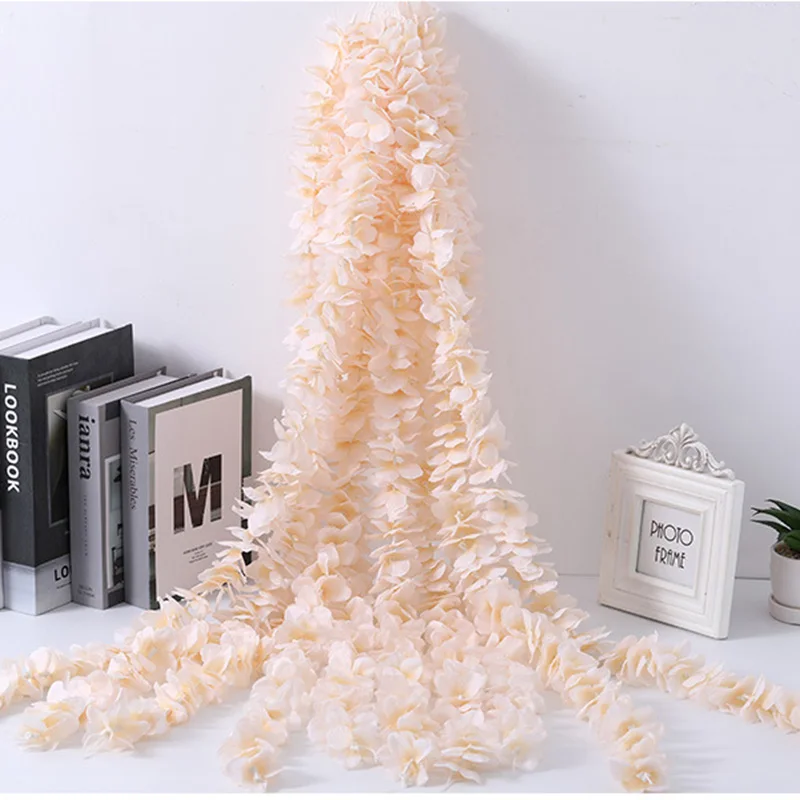 90 см Гортензия лоза Свадебные гирлянды цветы для скрапбукинга украшение дома