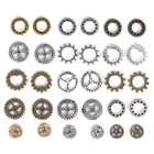 100 шт.лот маленький размер 8-15 мм смесь сплава механические стимпанк Cogs  Gears Diy аксессуары
