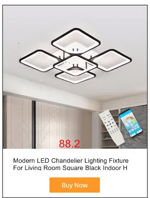 Okudo прямоугольник современных LED потолочные светильники для гостиной белый алюминий спальня потолочного светильника пульт дистанционного управления затемнением