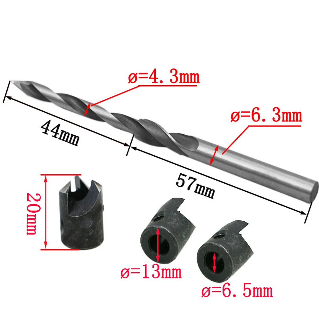 

HSS flute countersunk bit woodworking milling cutter deburring tool woodworking chamfer end milling tool guide rail step drill b