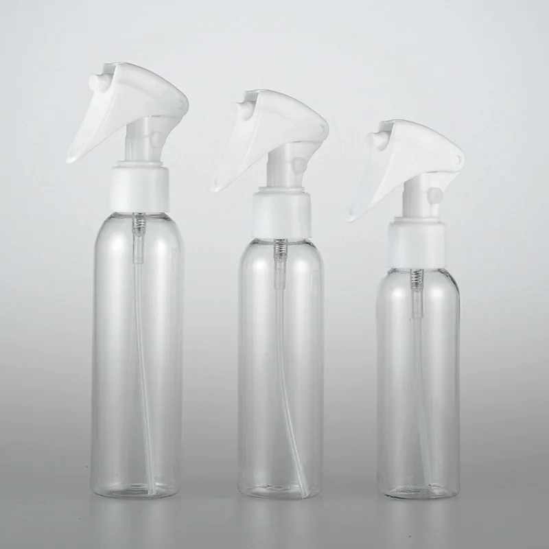 

120ML 150ML 200ML X 30 Plastic Bottle With Trigger Pump Empty Cosmetic Bottle For Watering Kitchen Bathroom Cleaning Detergent